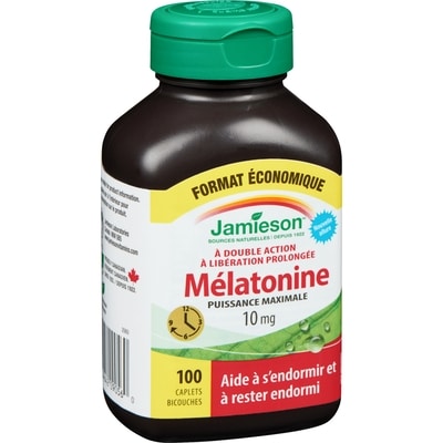 Mélatonine 10 mg double action à libération prolongée - Format économique