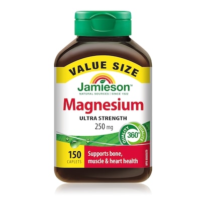 Jamieson Magnesium Ultra Strength 250 mg Caplets 150 ea, $0.16/1ea