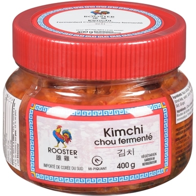 Rooster Kimchi de chou fermenté traditionnel coréen 400 g, 1,37 $/100g