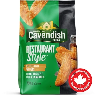 CAVENDISH FARMS Restaurant Style Kettle-Style Wedges 750 g, $0.73/100g