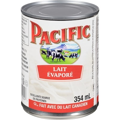 Pacific Lait Évaporé 354 ml, 0,65 $/100ml