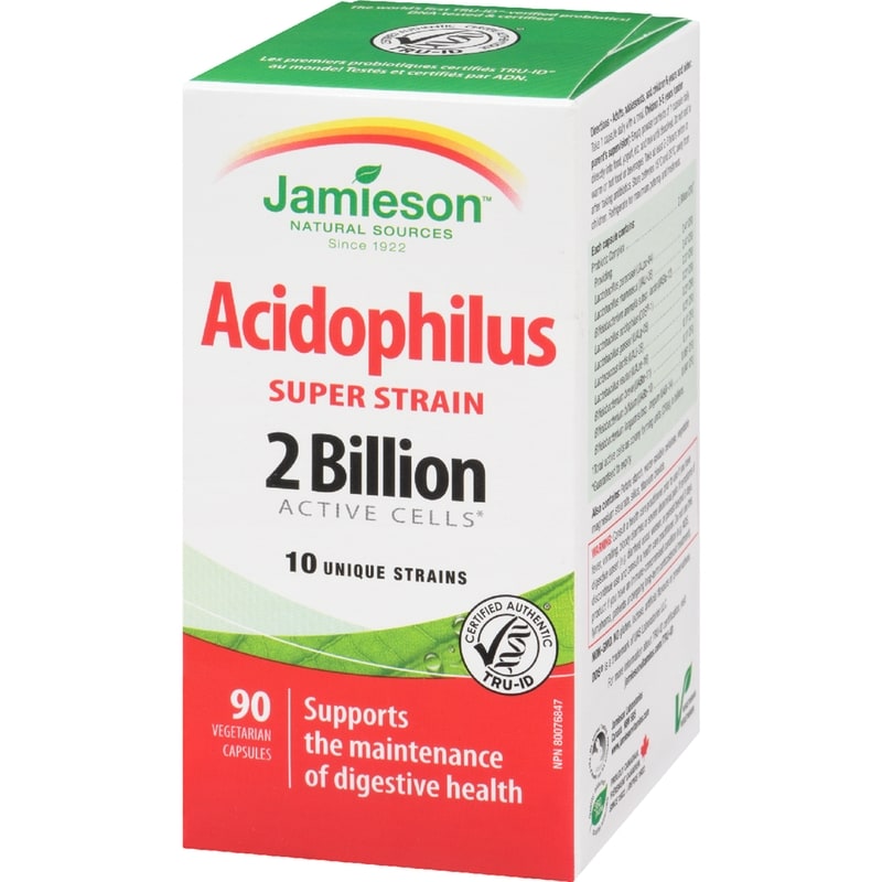 Super Strain Acidophilus - 2 Billion Active Cells