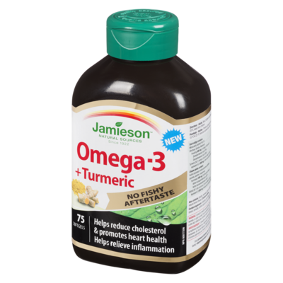 No Fishy Aftertaste Omega-3 + Turmeric