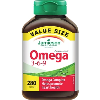 Jamieson Omega 3-6-9 1,200 mg 280 Count 280 ea, $0.08/1ea
