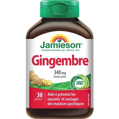 Jamieson Gingembre 340 mg 30 ea, 0,37 $/1ch