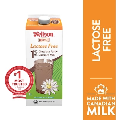 Neilson Lactose Free Chocolate Milk 2 l, $0.31/100ml