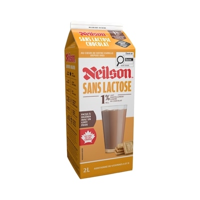 Lait au chocolat sans lactose
