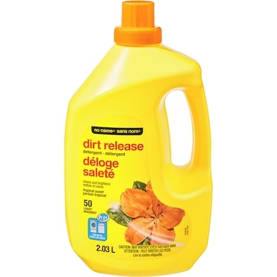 No Name Tropical Scent Dirt Release Detergent  2.03 l, $0.22/100ml