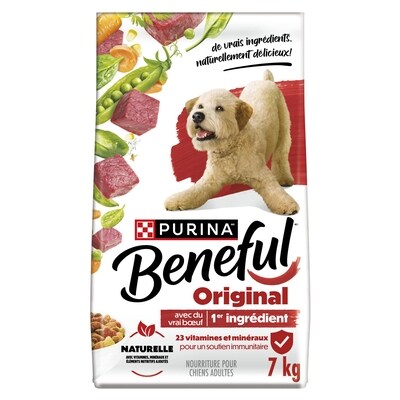 Purina Beneful Originales originales avec vrai buf dry food 7 kg, 0,40 $/100g