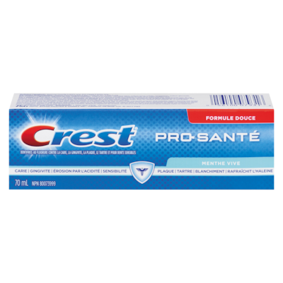 Crest Dentifrice Pro-Santé Original à la menthe vive 70 ml, 8,56 $/100ml