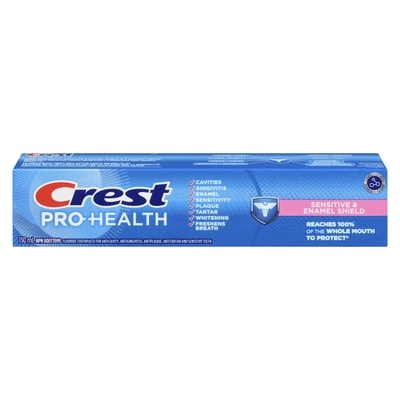 Crest Pro Health Sensitive and Enamel Shield Toothpaste 130 ml, $4.61/100ml
