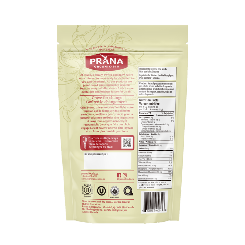 Organic Ground White Chia Seeds