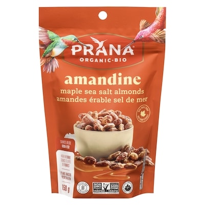 Prana Organic Amandine Maple Almonds 150 g, $5.09/100g