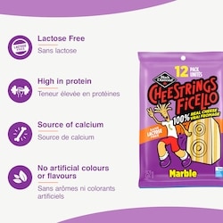 Lactose-Free Marble Cheestrings