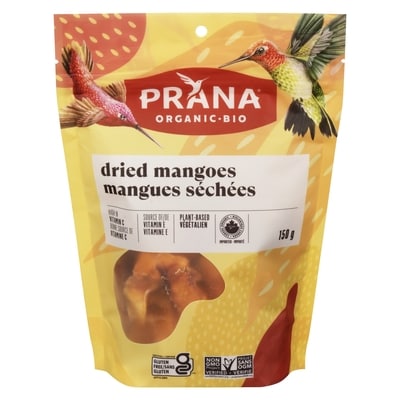 Prana Organic Dried Mangos 150 g, $5.33/100g