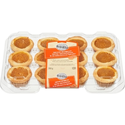 two-bite Original Spiced Pumpkin Tarts 350 g, $2.00/100g