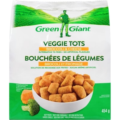 Green Giant Broccoli & Cheese Veggie Tots 454 g, $1.43/100g