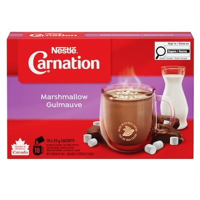 Carnation Marshmallow Hot Chocolate 250 g, $2.20/100g