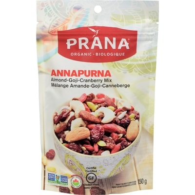 Prana Annapurna, Almond-Goji-Cranberry 150 g, $4.19/100g
