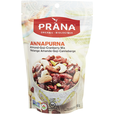 Prana Mélange de noix Annapurna, amande-goji-canneberge 150 g, 4,19 $/100g