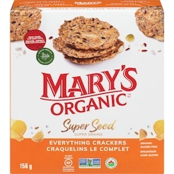 Mary’s Crackers Super Seed Super Grains Craquelins le complet 155 g, 4,51 $/100g