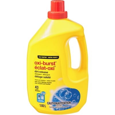 No Name Oxi-Burst Dirt Release Detergent  1.92 l, $0.26/100ml