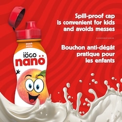 IOGO Nanö Drinkable Yogurt Peach 1% 6 X 93Ml - 6x93.0 ml | Zehrs