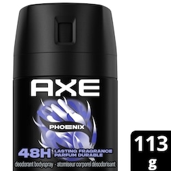 Axe Atomiseur Corporel Désodorisant Phoenix Crushed Mint & Rosemary 113 g, 3,54 $/100g