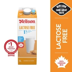 Neilson 1% Lactose Free Milk 1 l, $0.49/100ml