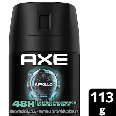 Axe Deodorant Body Spray Apollo for 48H Lasting Fragrance 113 g, $3.98/100g