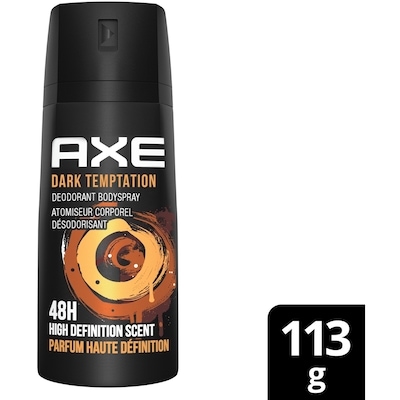 Axe Dark Temptation Deodorant Body Spray, Dark Chocolate 113 g, $3.98/100g