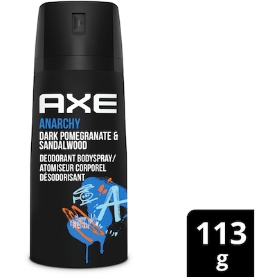 Axe Deodorant Body Spray Anarchy for 48H Lasting Fragrance 113 g, $3.98/100g