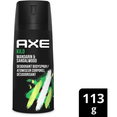 Axe Kilo Atomiseur Corporel, Mandarine et Bois de Santal 113 g, 6,63 $/100g