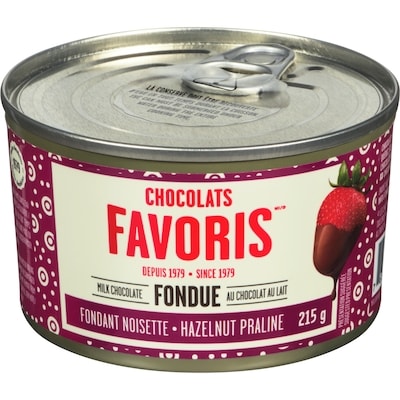 Chocolats Favoris Hazelnut Praline Milk Chocolate Fondue 215 g, $4.18/100g