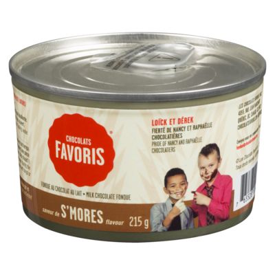 Chocolats Favoris S'mores Flavour Milk Chocolate Fondue 215 g, $4.18/100g