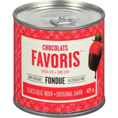 Chocolats Favoris Original Dark 100% Dark Chocolate Fondue 425 g, $3.29/100g