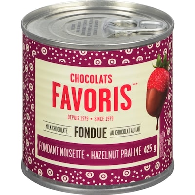 Chocolats Favoris Hazelnut Praline Milk Chocolate Fondue 425 g, $3.29/100g