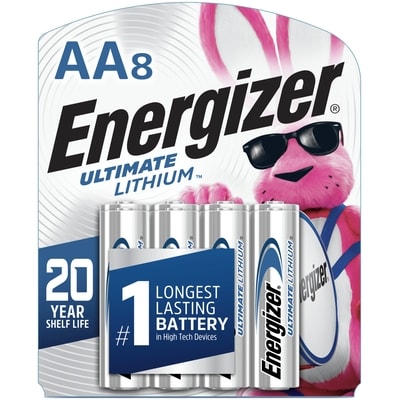 Energizer Lithium Batteries AA8 1 ea, $4.00/1ea