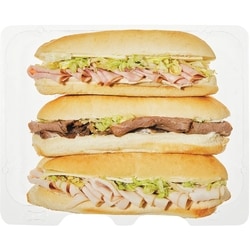null The Big Sub Sandwiches, 4 Pack 935 g, $1.28/100g