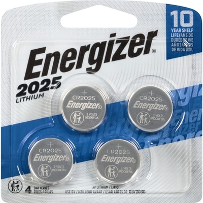 Energizer Batteries 2025 Lithium 1 ea, $4.12/1ea