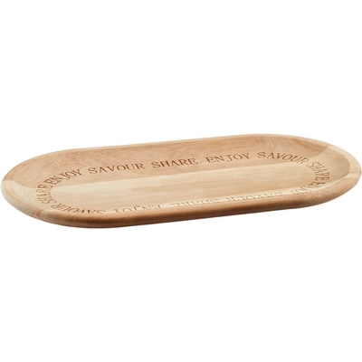 President's Choice Acacia Wood Serve Plate 1 ea, $9.00/1ea