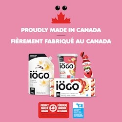 IOGO Strawberry Lactose-Free Yogurt Tubs 1% - 650 g | Maxi