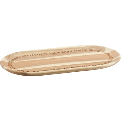 President's Choice President's Choice Light Acacia Serving Board with Border Detail, 15.98 in 1 ea, $20.00/1ea