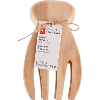 President's Choice Acacia Wood Salad Hands 1 ea, $12.00/1ea