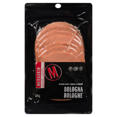 Kosher Mehadrin Cachère Bœuf Tranché Bologne 125 g, 4,80 $/100g