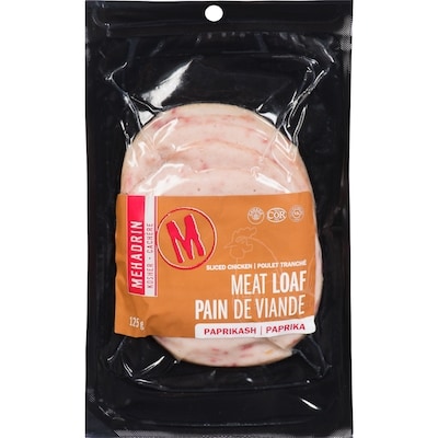Kosher Mehadrin Kosher Meat Loaf Sliced Chicken Paprikash 125 g, $4.80/100g