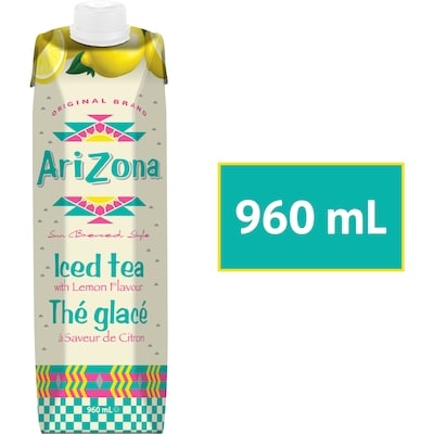 Arizona Thé glacé au citron 100 % naturel 960 ml, 0,13 $/100ml