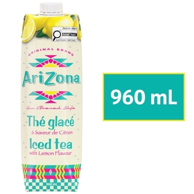 Arizona Thé glacé au citron 100 % naturel 960 ml, 0,23 $/100ml