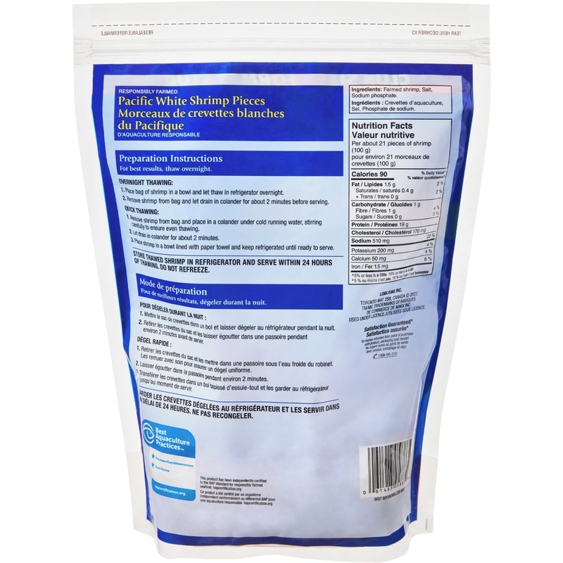 Pacific White Shrimp Pieces