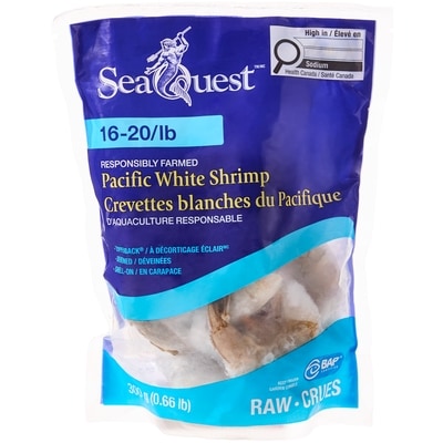 Seaquest Pacific White Shrimp 300 g, $2.67/100g